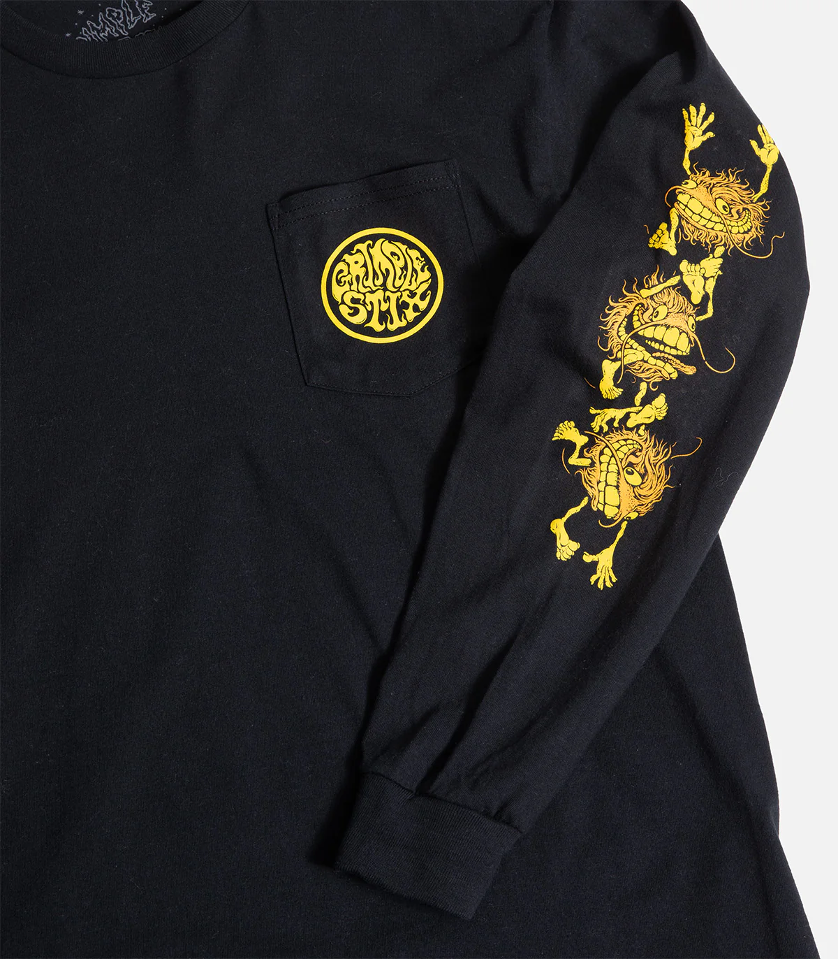 Antihero Grimple Long Sleeve Pocket T-Shirt - Image 2