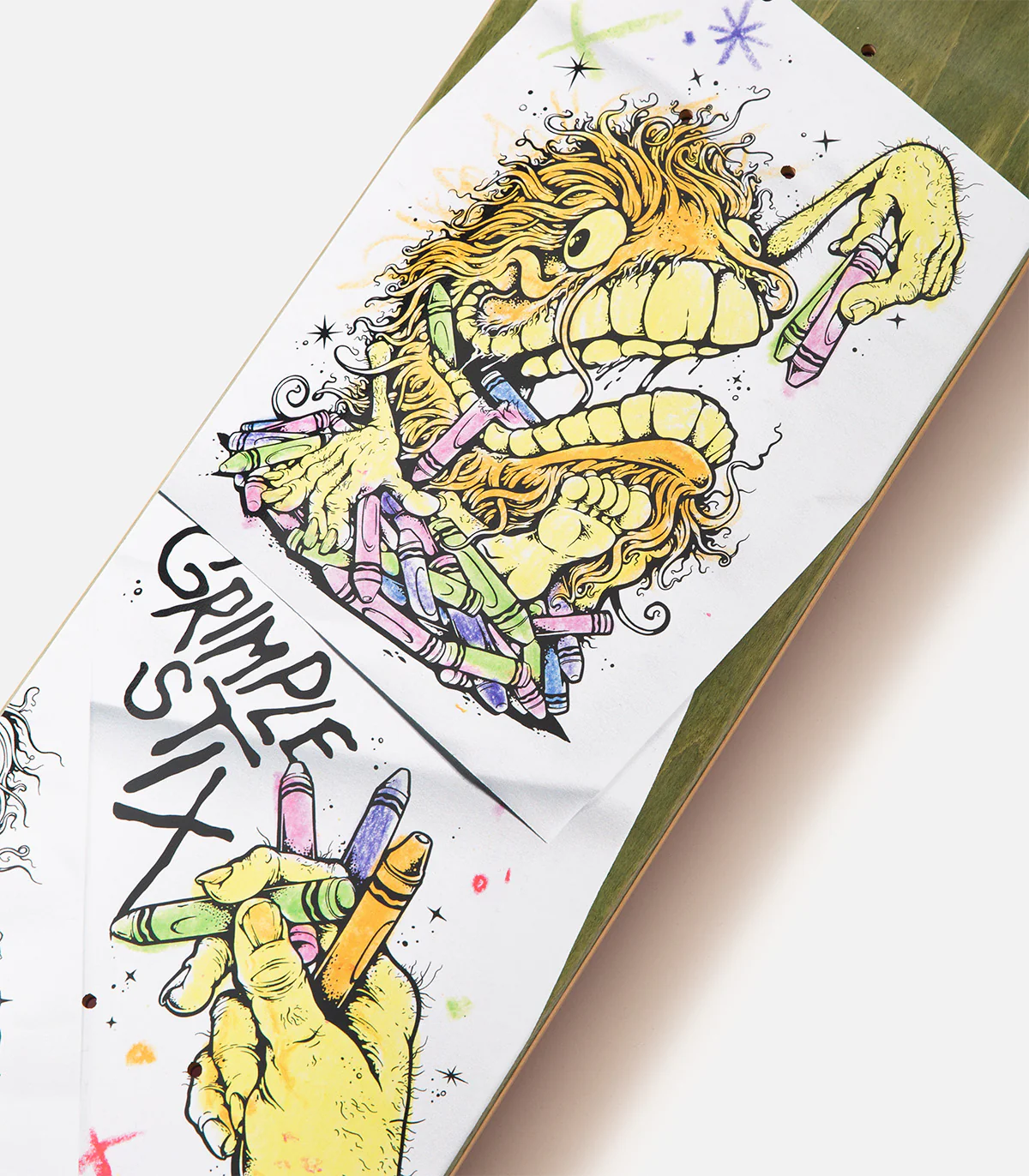Antihero Grimple Stix Peter Hewitt Coloring Book Deck - Image 2