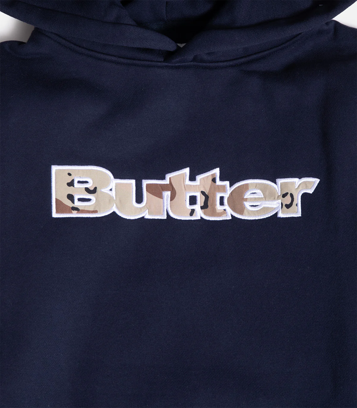 Butter Goods Logo Camo Applique Hooded Sweatshirt - Image 2