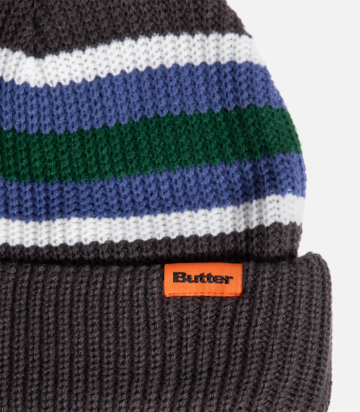 Butter Goods Stripe Cuff Beanie - Image 2