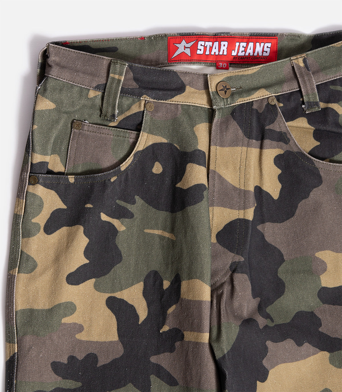 Carpet C-Star Camo Denim Pants - Image 2