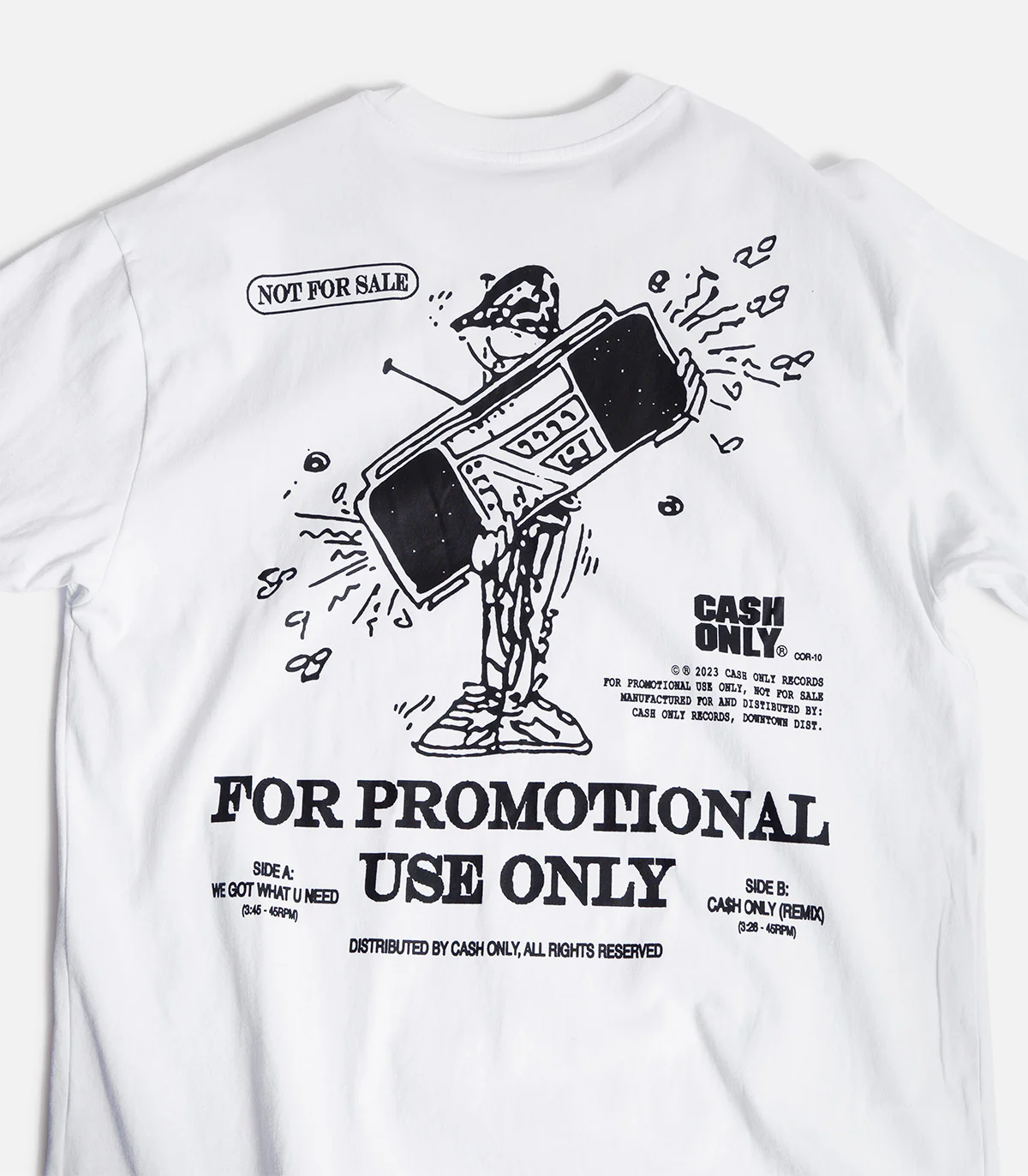 Cash Only Promotional Use T-Shirt - Image 3