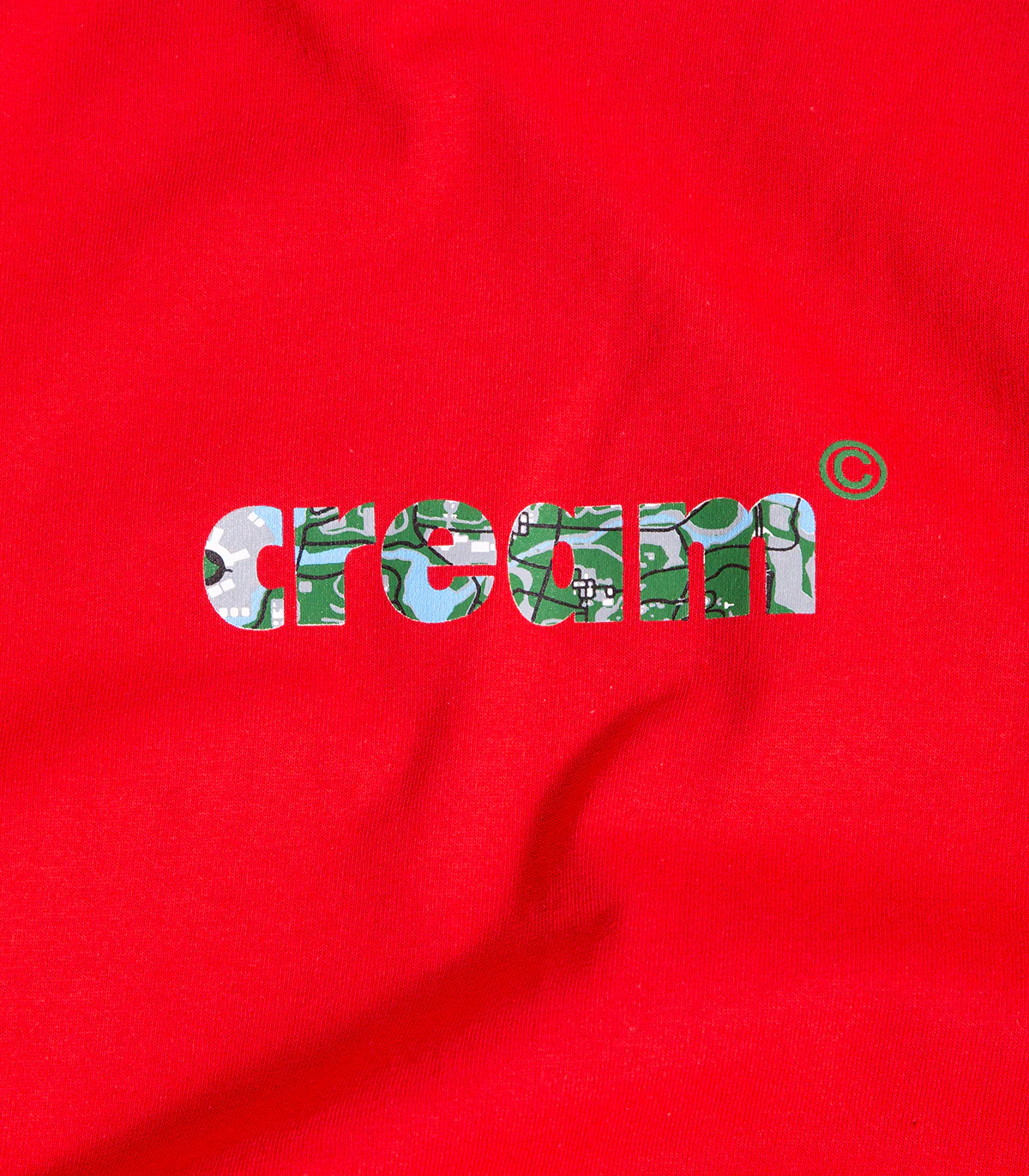 Cream By Eighty OG Logo Map T-Shirt - Image 2
