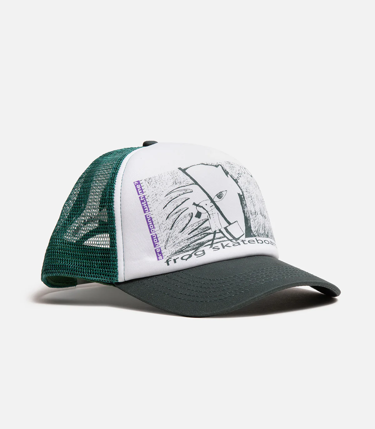 Frog R U Going With Me? Trucker Hat