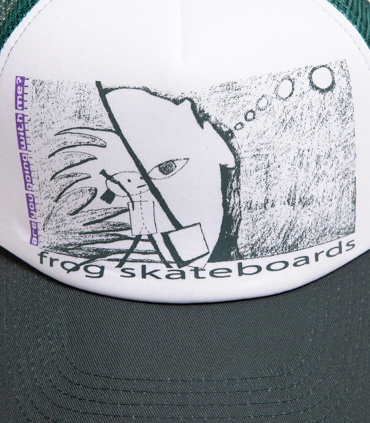 Frog R U Going With Me? Trucker Hat - Image 2