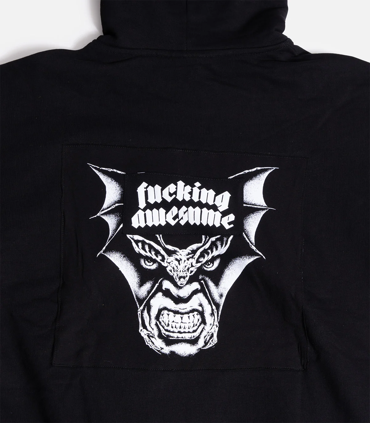 Fucking Awesome Nightmare Patch Hooded Sweatshirt - Image 3