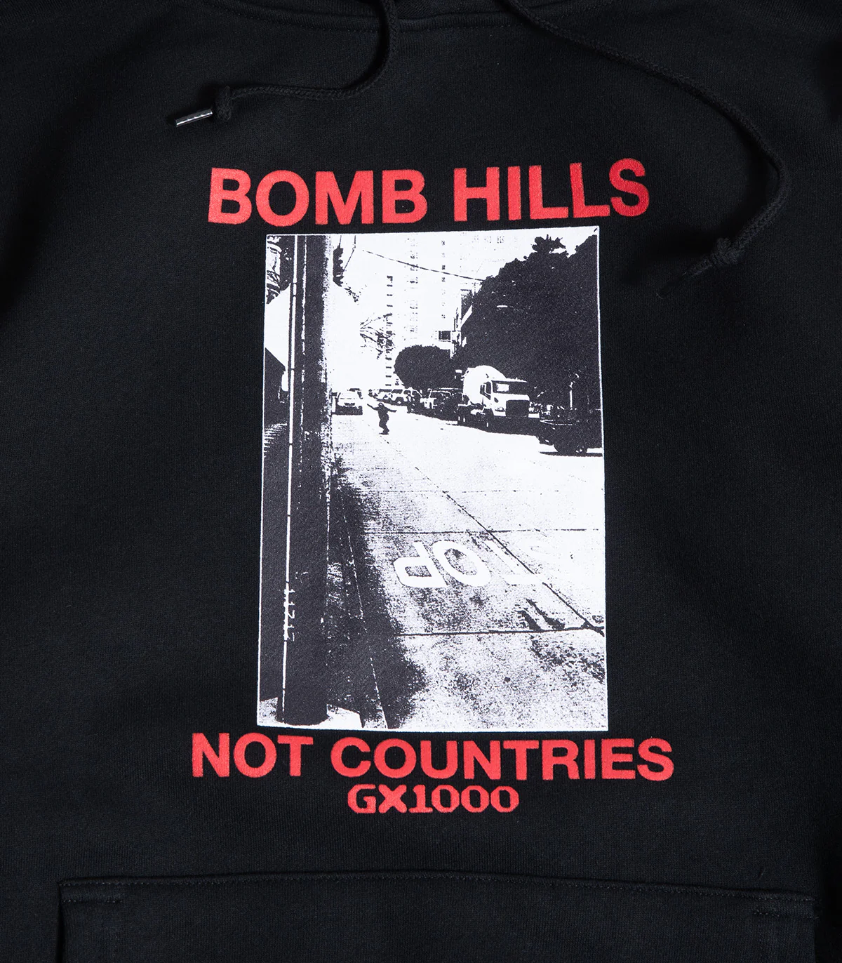 GX1000 Bomb Hills Not Countries Hooded Sweatshirt - Image 2