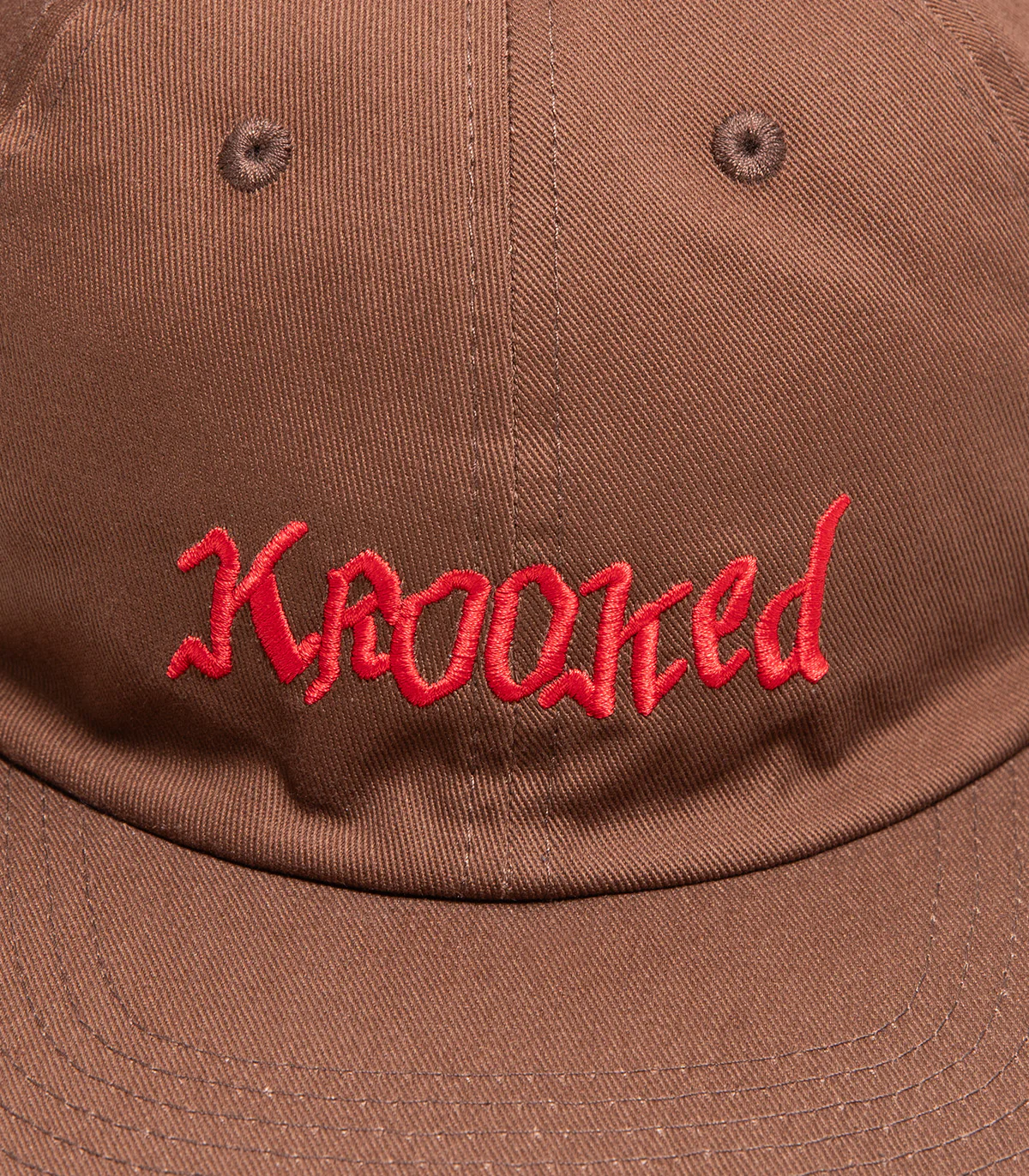 Krooked Double OK Script Strapback Hat - Image 2