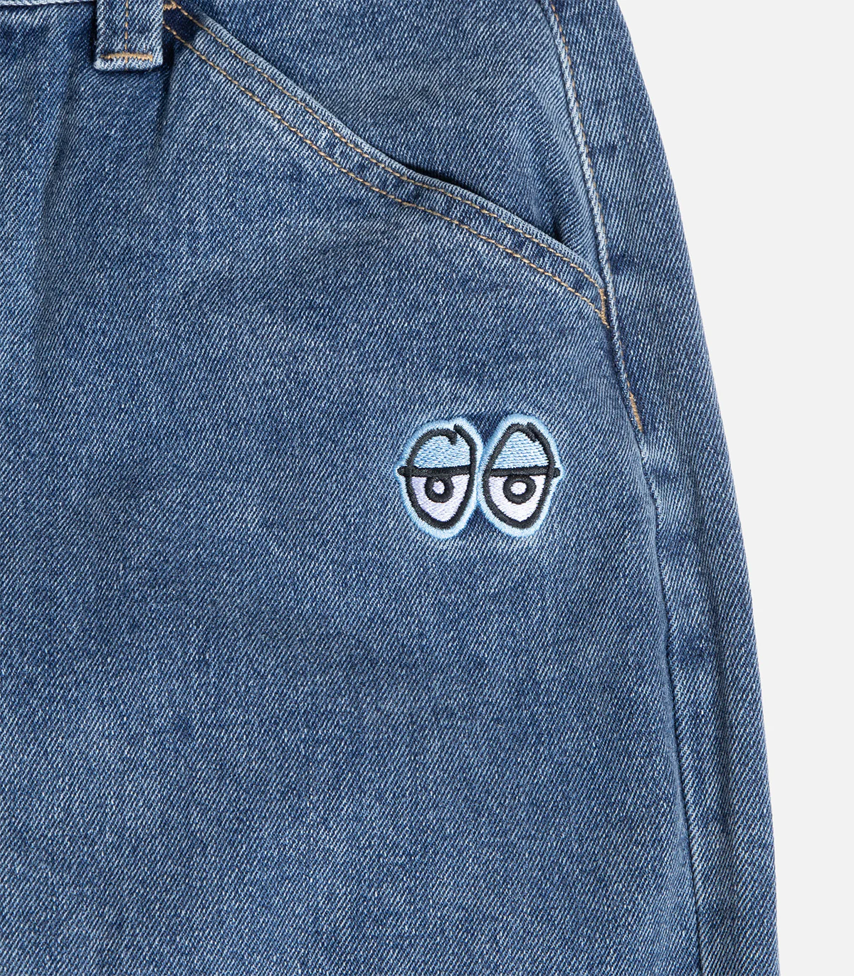 Krooked Eyes Denim Twill Pants - Image 3
