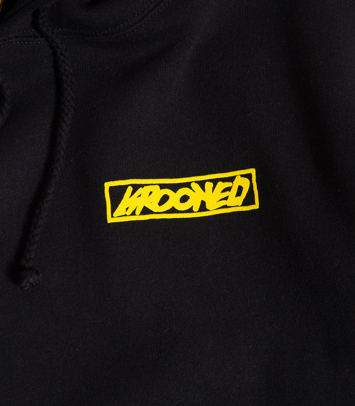Krooked Moonsmile Raw Hooded Sweatshirt - Image 2