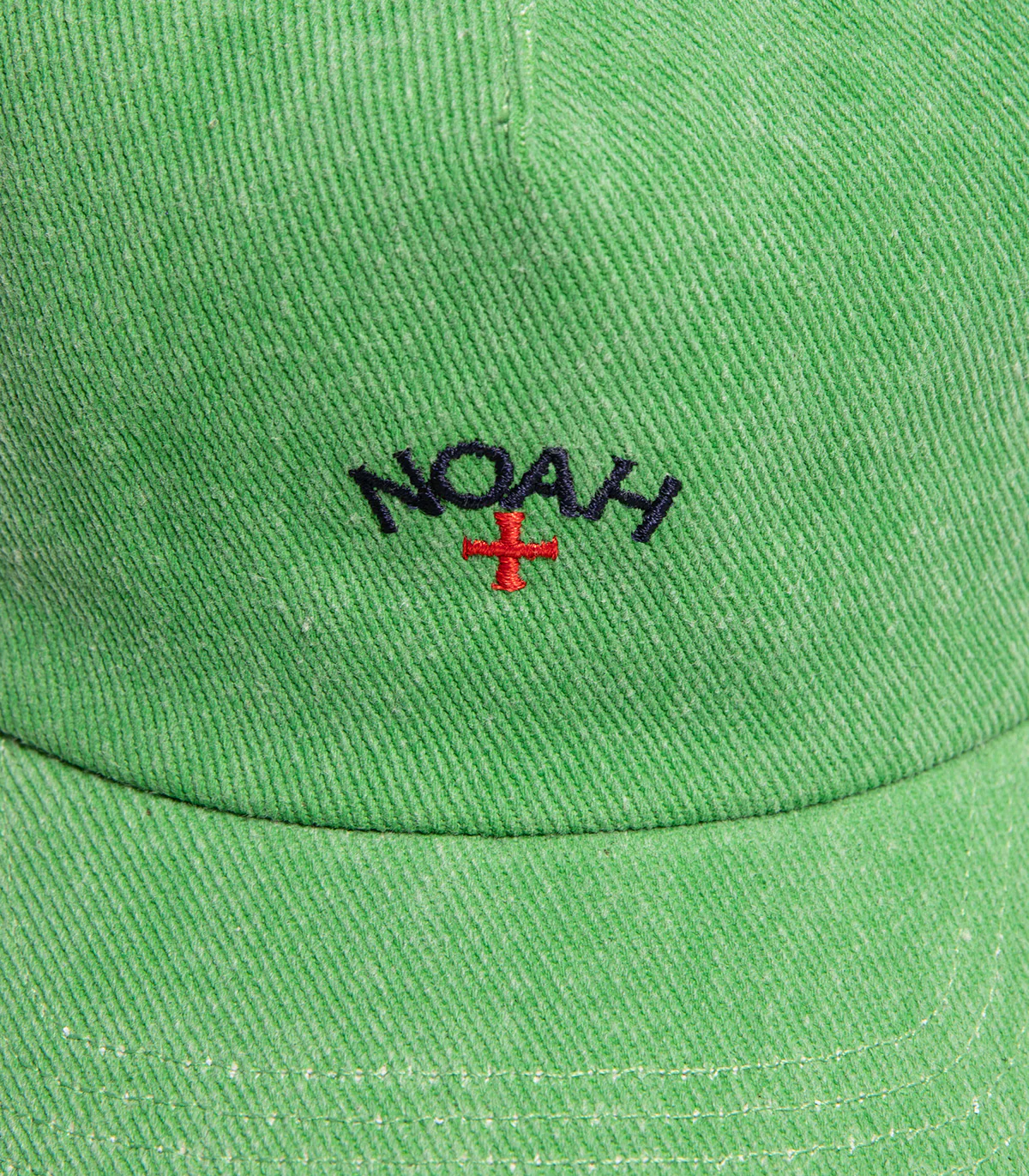 Noah Core Logo Recycled Denim 5 Panel Hat - Image 2