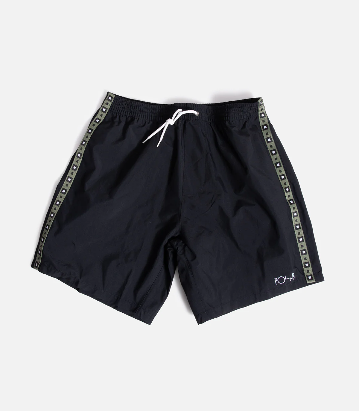 Polar Square Stripe Swim Shorts