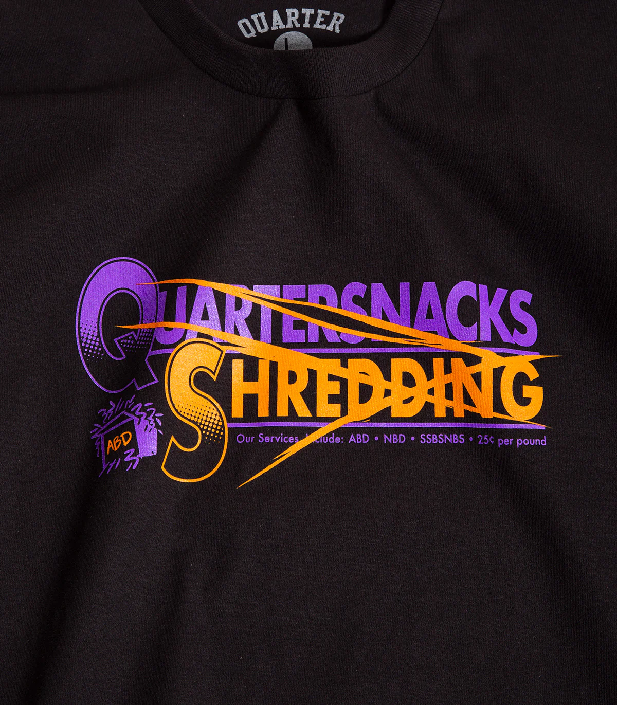 Quartersnacks Shredding T-Shirt - Image 2