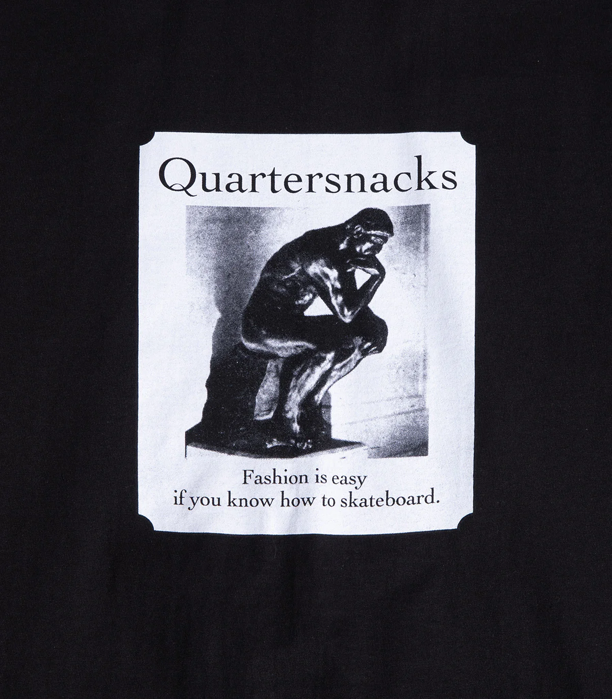 Quartersnacks Thinker T-Shirt - Image 2