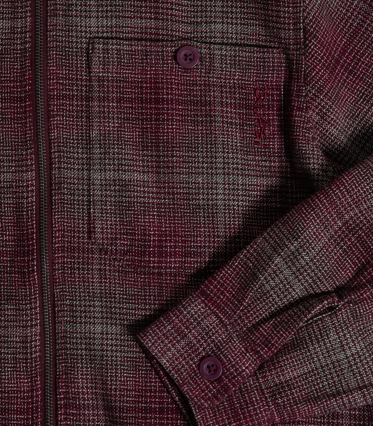 Quasi Grain Shirt Jacket - Image 3