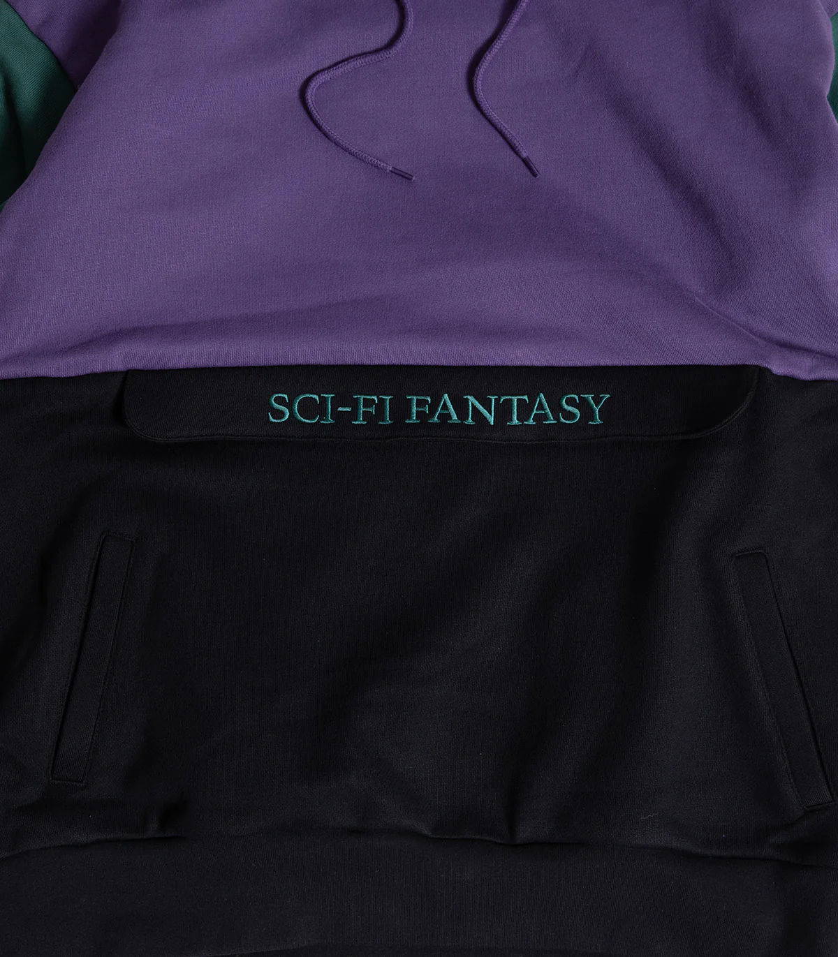Sci-Fi Fantasy Colorblocked Hooded Sweatshirt - Image 2