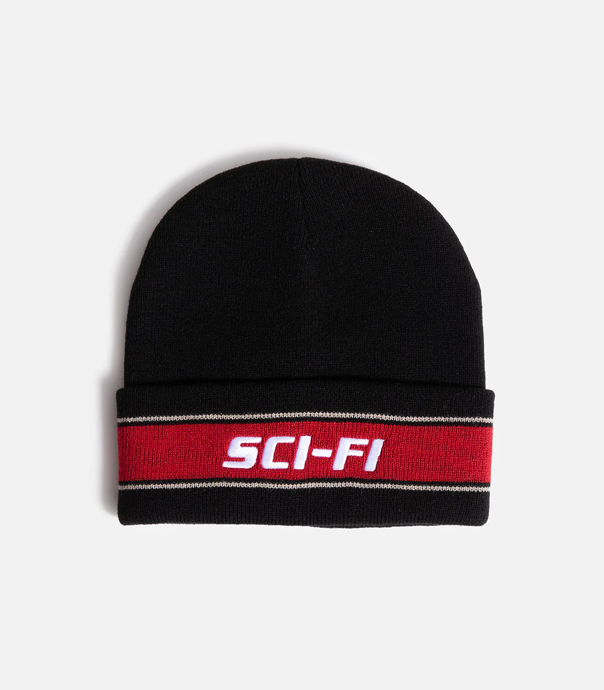 Sci-Fi Fantasy Stripe Fold Logo Beanie