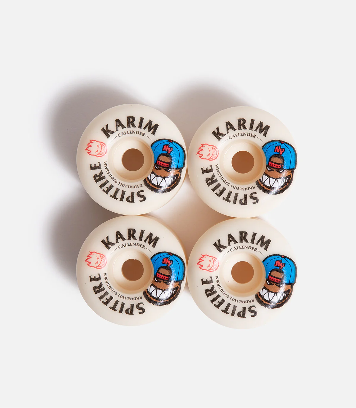Spitfire Formula Four Karim Callender Burn Squad Radial Full Wheel 97DU
