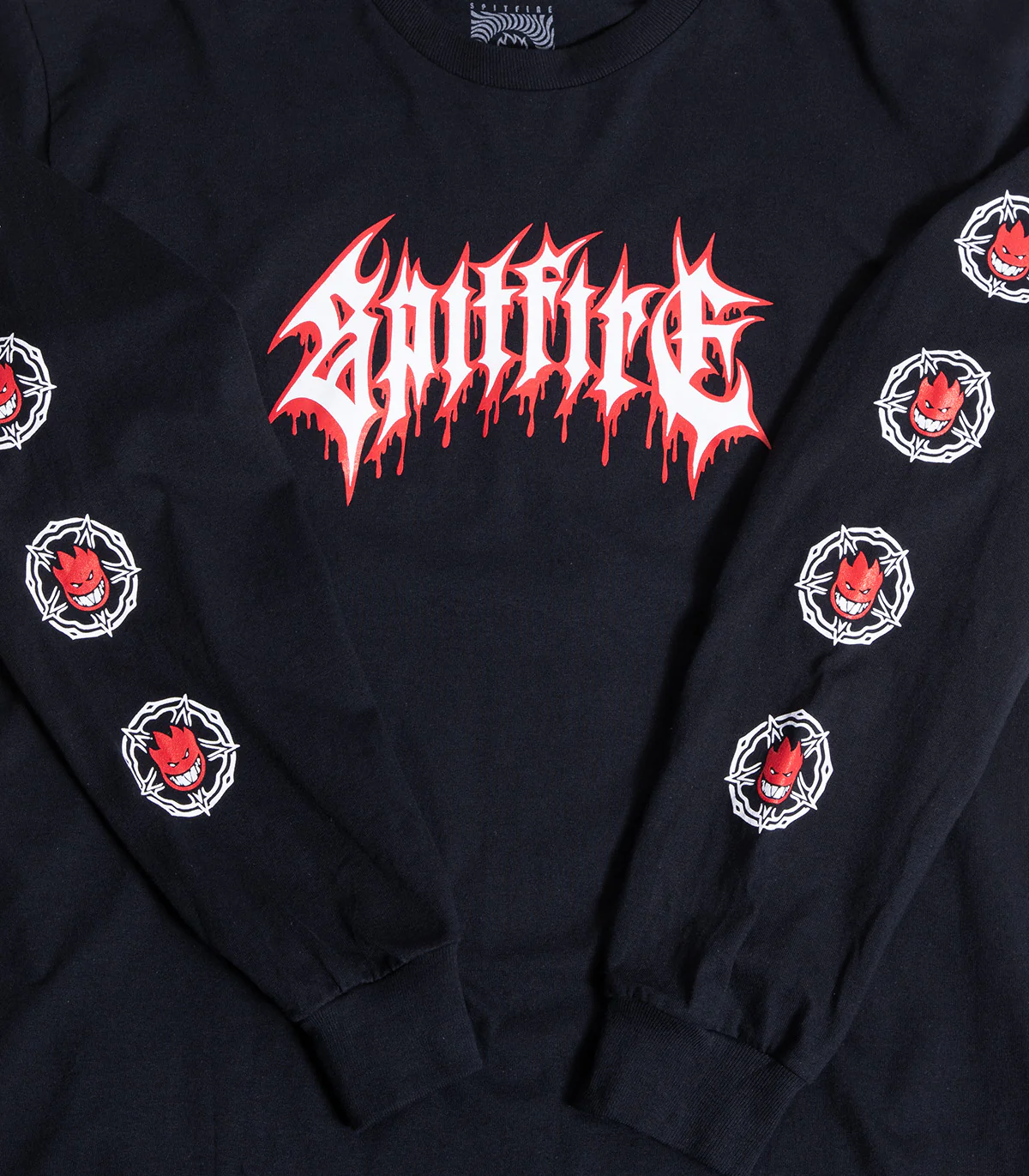 Spitfire Pentagram Drip Long Sleeve T-Shirt - Image 2