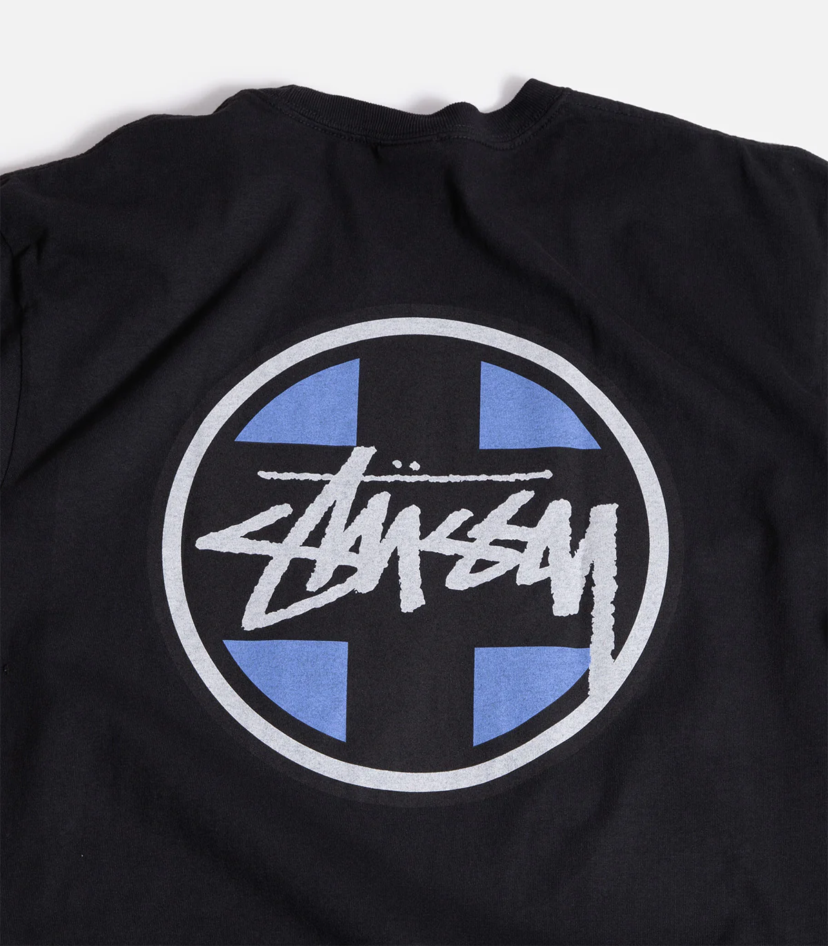 Stussy Cross Dot Pigment Dyed T-Shirt - Image 3