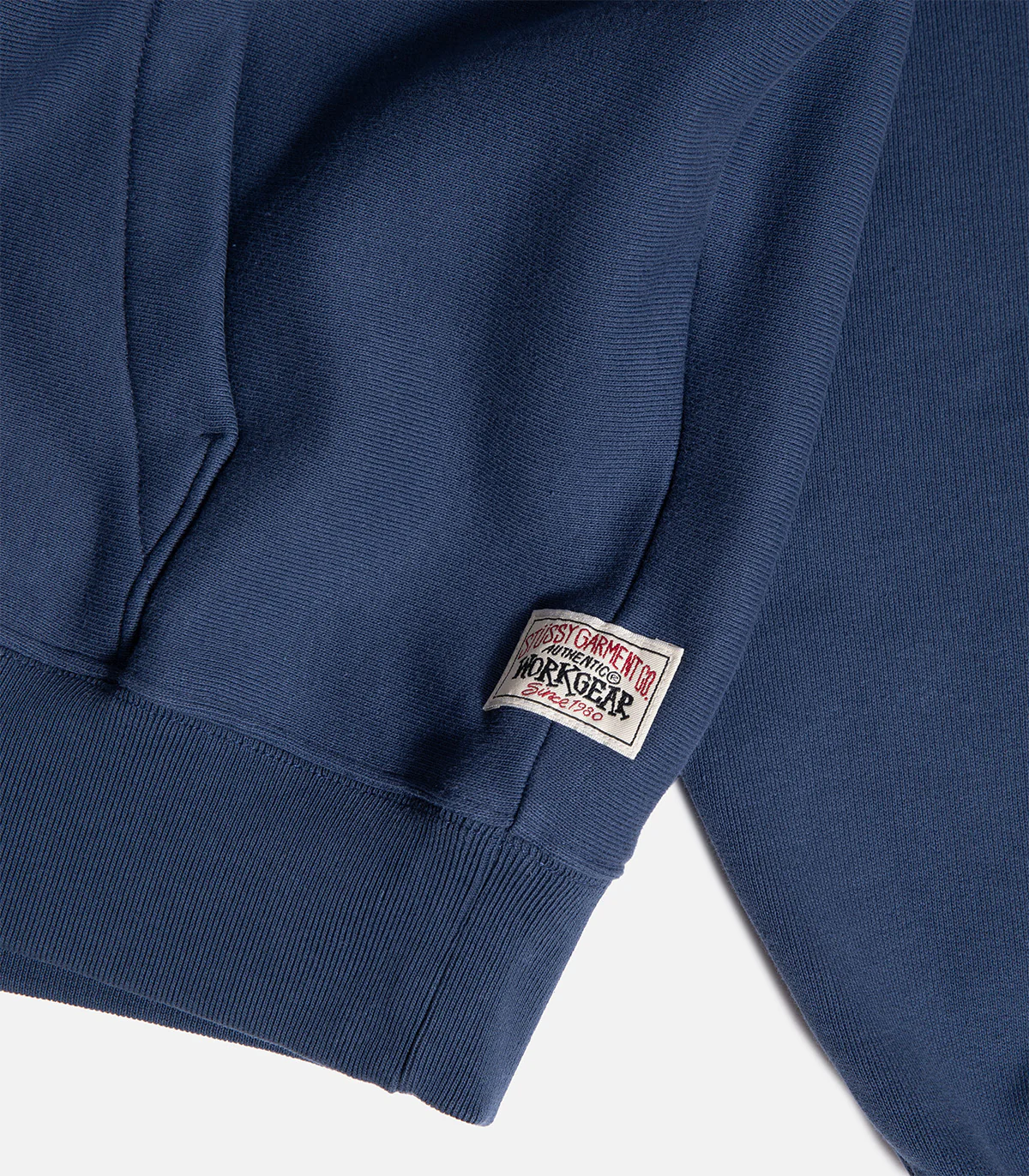 Stussy Raglan Zip Up Hooded Sweatshirt - Image 2