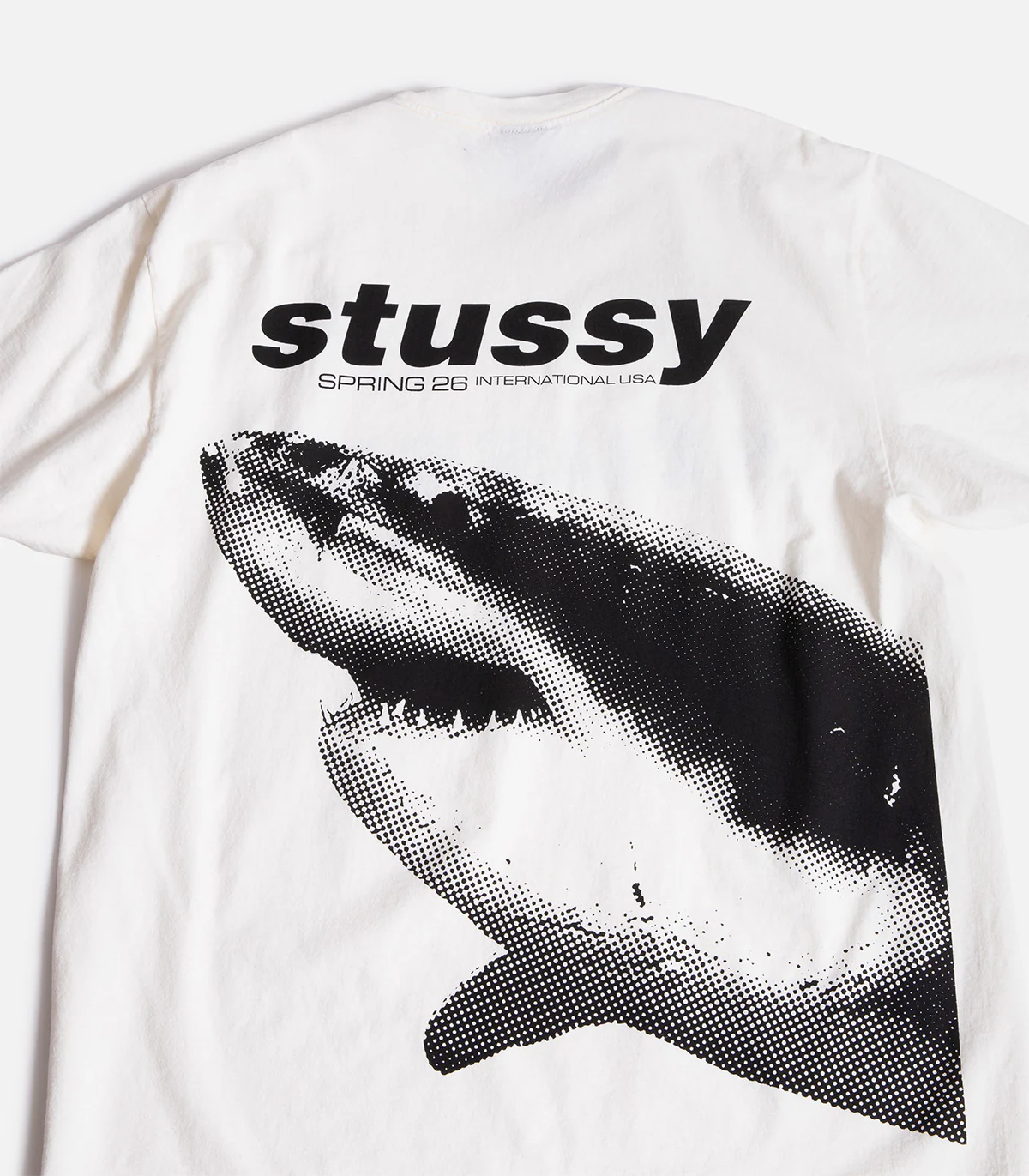 Stussy Shark Pigment Dyed T-Shirt - Image 3