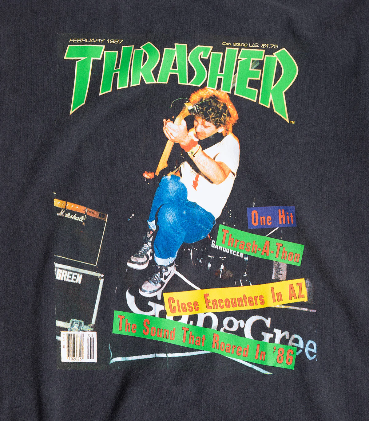 Thrasher February 1987 Vintage T-Shirt - Image 2
