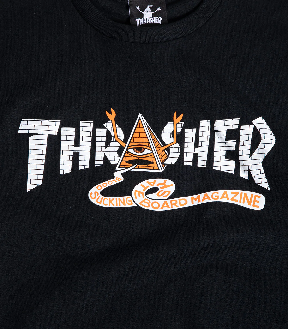 Thrasher X Toy Machine Pyramid T-Shirt - Image 2