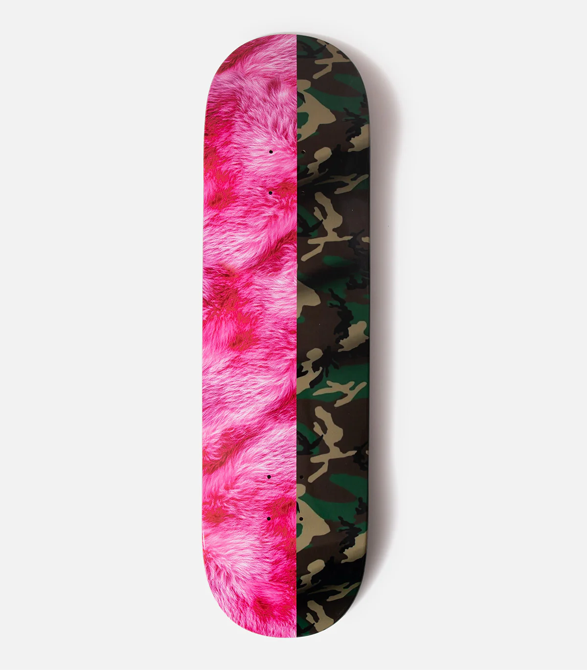 Violet Pink Fur And Camo Deck